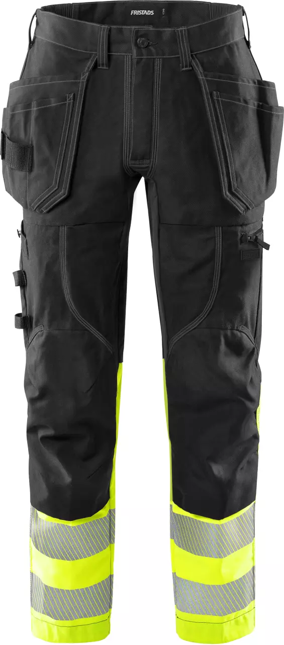 Fristads 132849-196, High Vis Craftsman Stretch Trousers Class 1 2608 FASG
