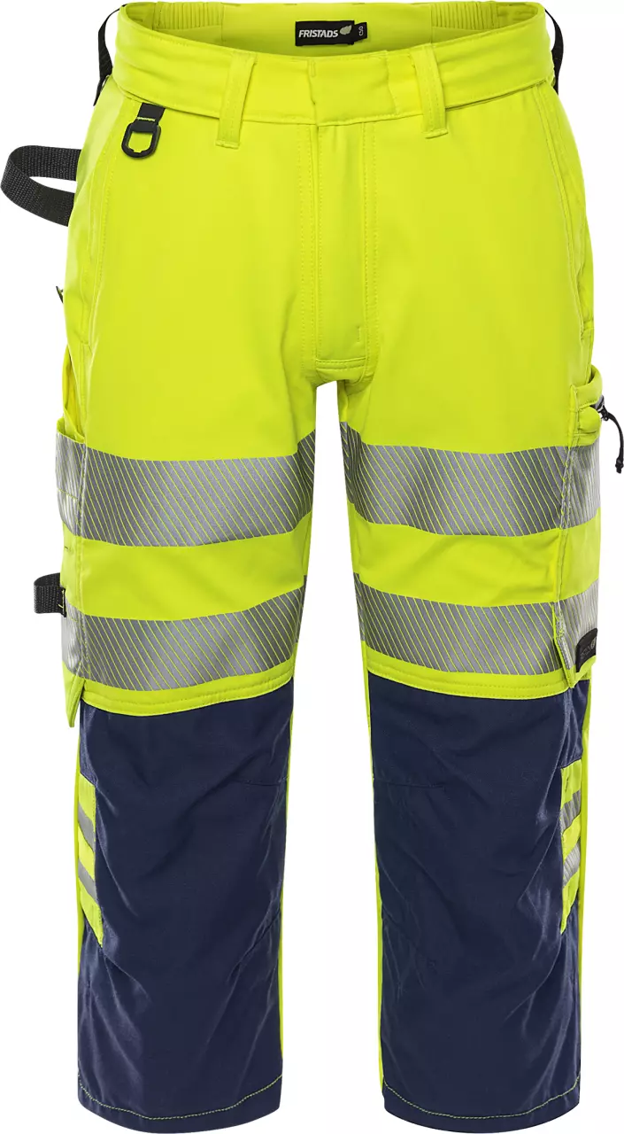 Fristads 301056-171, High Vis Stretch 3/4 Pants Class 2 2666 GSTP, image 3, gallery thumbnail