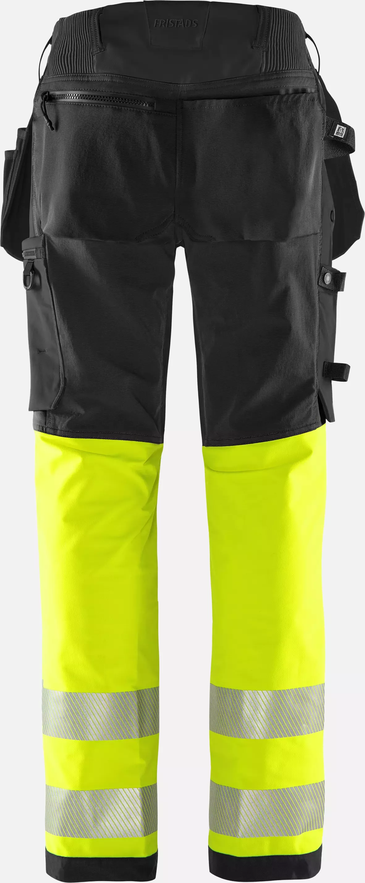 Fristads 134187-196, Green High Vis Craftsman Stretch Trousers Class 1 2643 GSTP, image 2