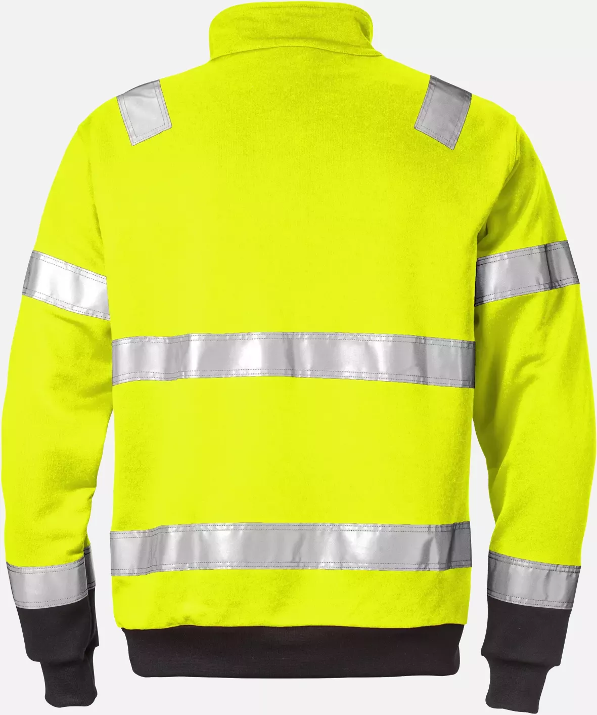 Fristads 100134-196, High Vis Zip Sweatshirt Class 3 728 SHV, image 2