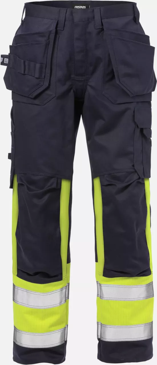 Fristads 125941-171, Flame High Vis Craftsman Trousers Class 1 2586 FLAM, image 1, gallery thumbnail
