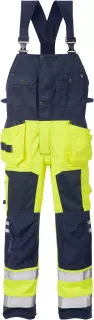 Fristads 101018-171, High Vis Craftsman Bib and Brace Class 2 1014 PLU