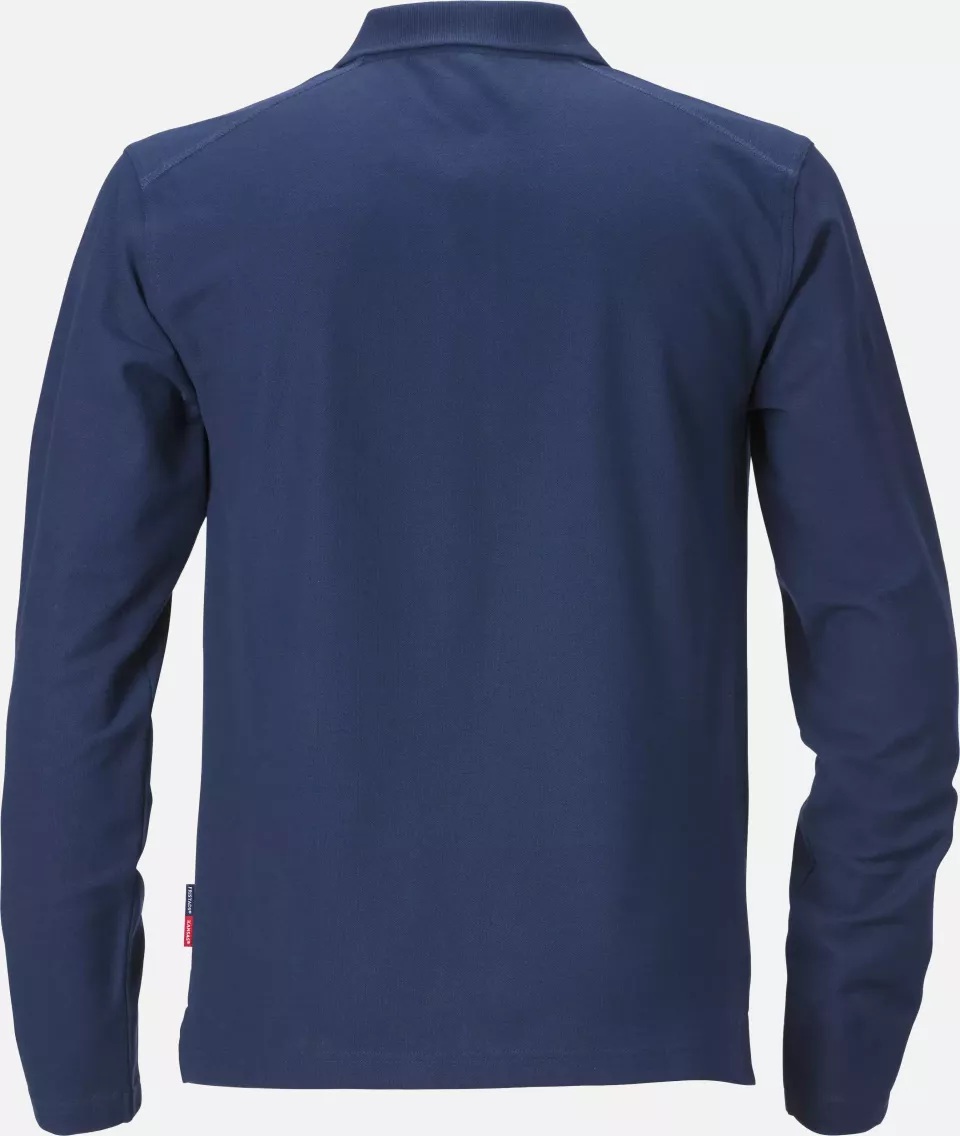 Fristads 100781-540, Long Sleeve Polo Shirt 7393 PM, image 2, gallery thumbnail