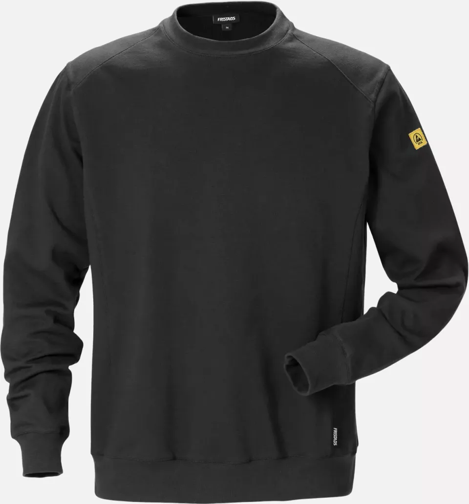 Fristads 125037-940, ESD Sweatshirt 7083 XSM, image 1, gallery thumbnail