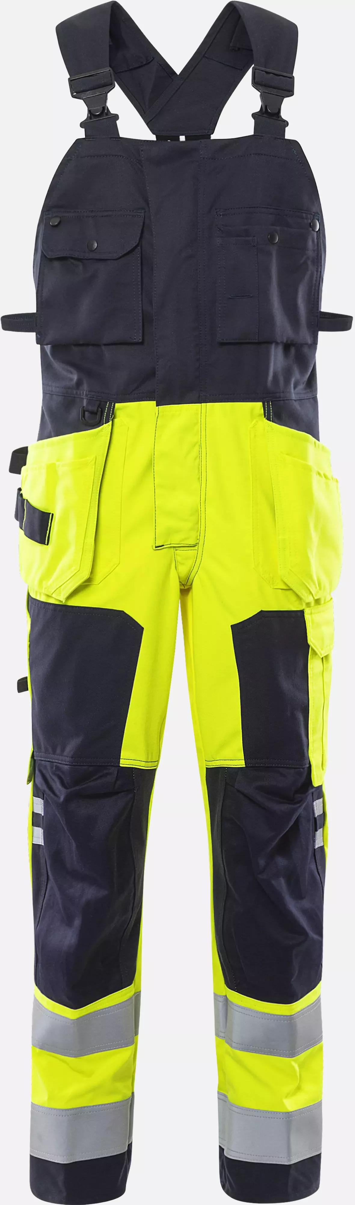 Fristads 109419-171, Flamestat High Vis Bib and Brace Class 2 1075 ATHS, image 1