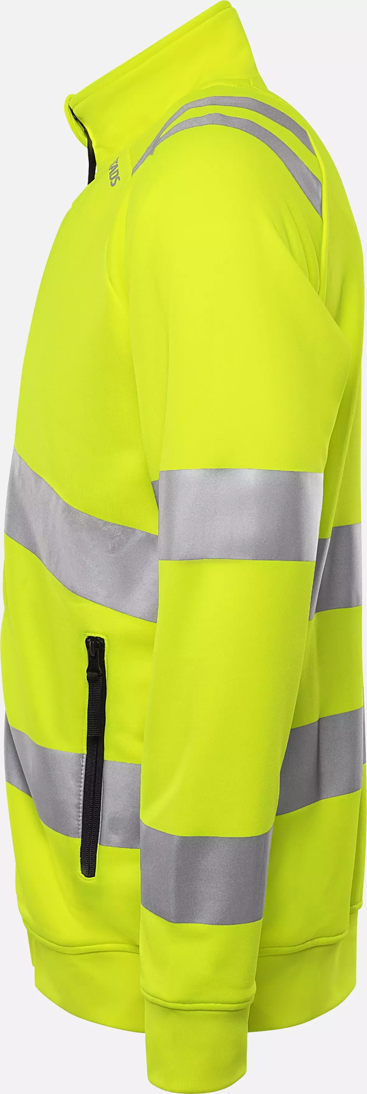 Fristads 301024-130, High Vis Sweat Jacket Class 3 7863 GPSW, image 3