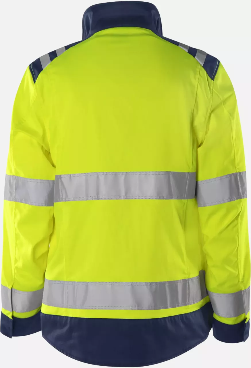 Fristads 131984-171, Green High Vis Jacke Damen Klasse 3 4068 GPLU, image 2, gallery thumbnail