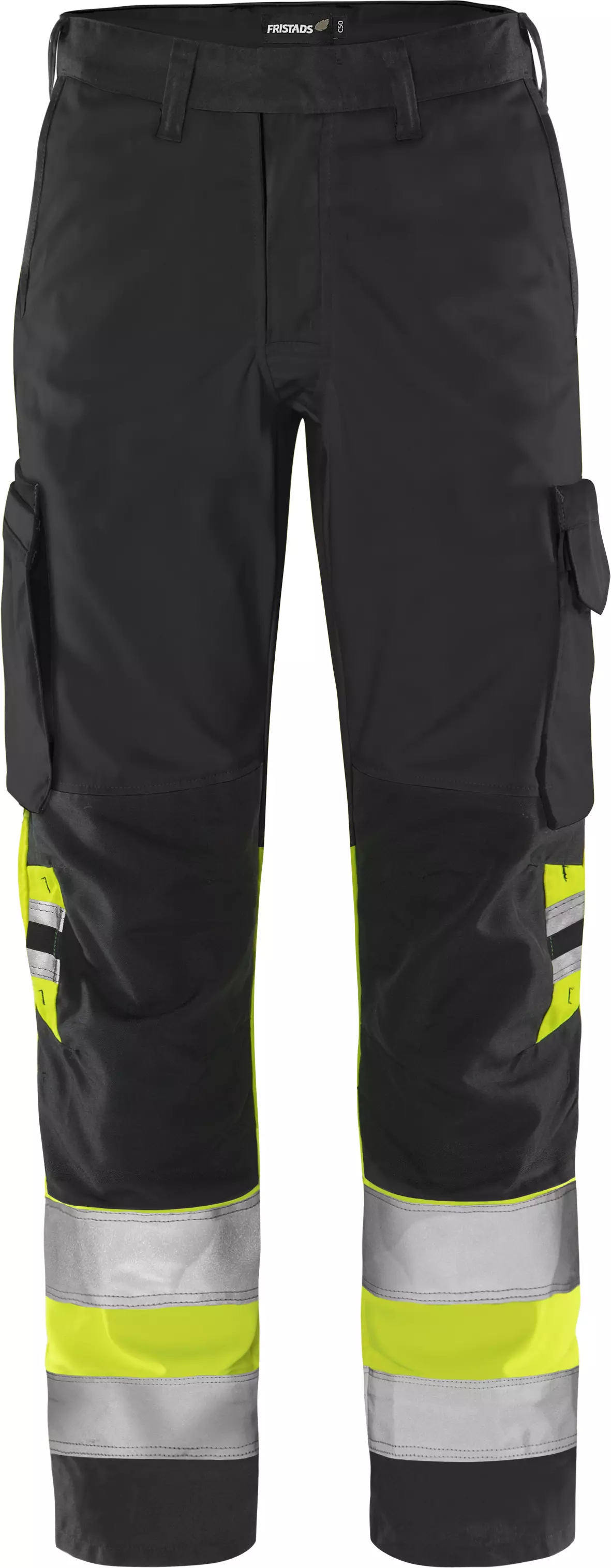 Fristads 134271-196, Green High Vis Trousers Class 1 2668 GPLU