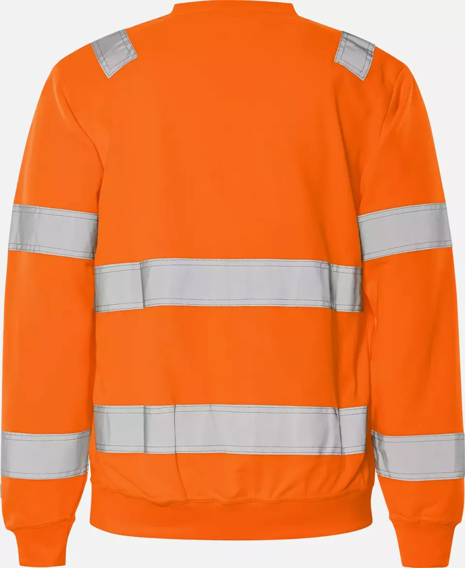 Fristads 110151-230, High Vis Sweatshirt Class 3 7446 SHV, image 2, gallery thumbnail