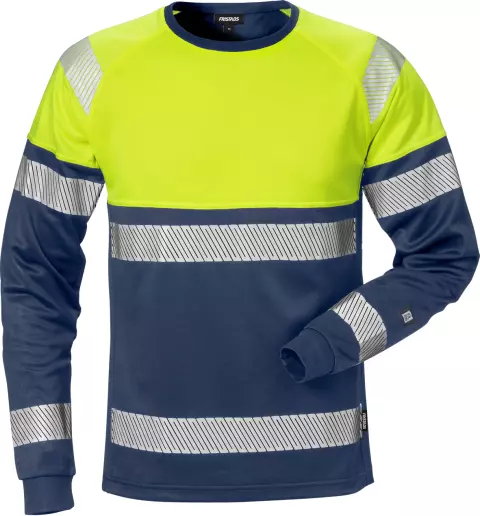 Fristads High Vis Long Sleeve T-Shirt Class 1 7519 THV