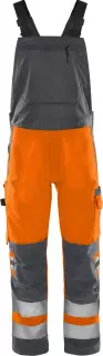 Fristads 131985-286, Green High Vis Bib and Brace Class 2 1030 GPLU