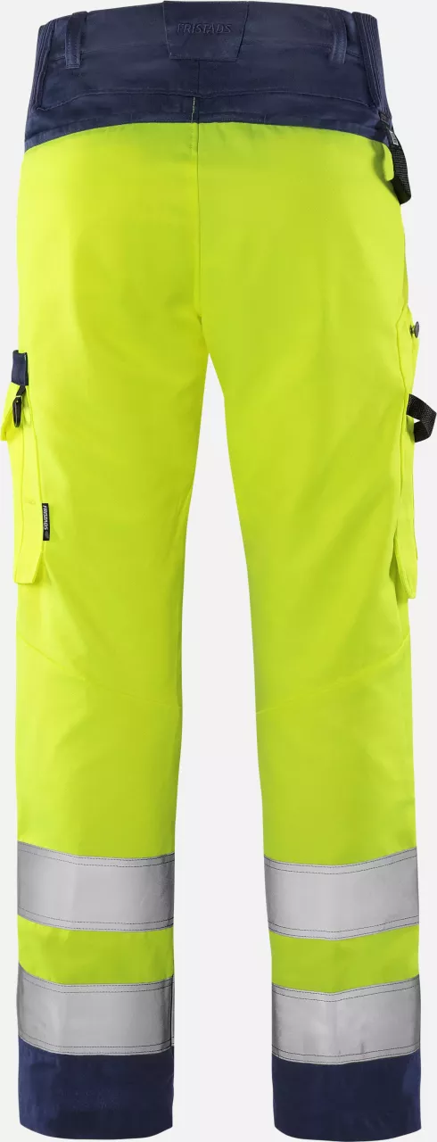 Fristads 131982-171, Green High Vis Trousers Class 2 2651 GPLU, image 2, gallery thumbnail