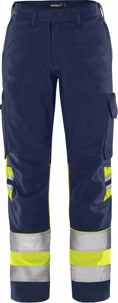 Fristads 131983-171, Green High Vis Women's Trousers Class 1 2652 GPLU, image 1, gallery thumbnail