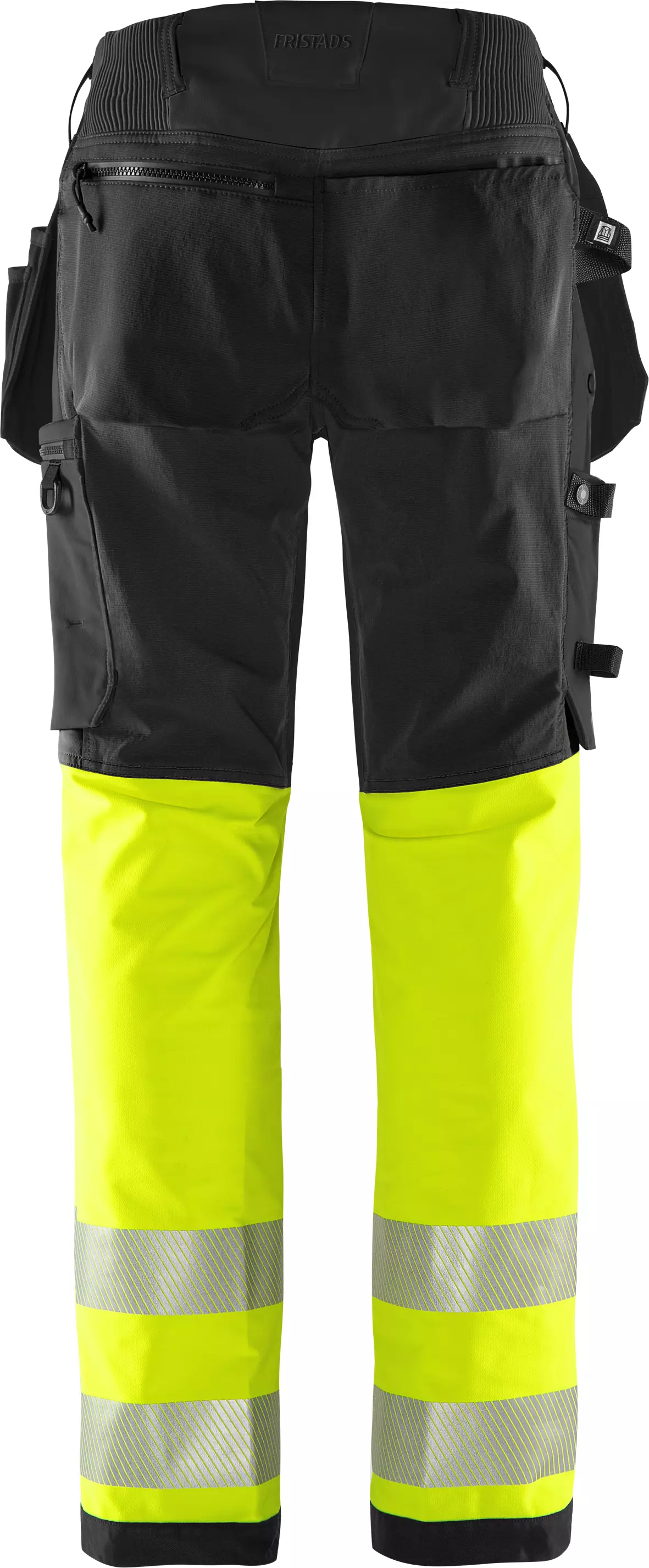 Fristads 134187-196, Green High Vis Craftsman Stretch Trousers Class 1 2643 GSTP, image 2