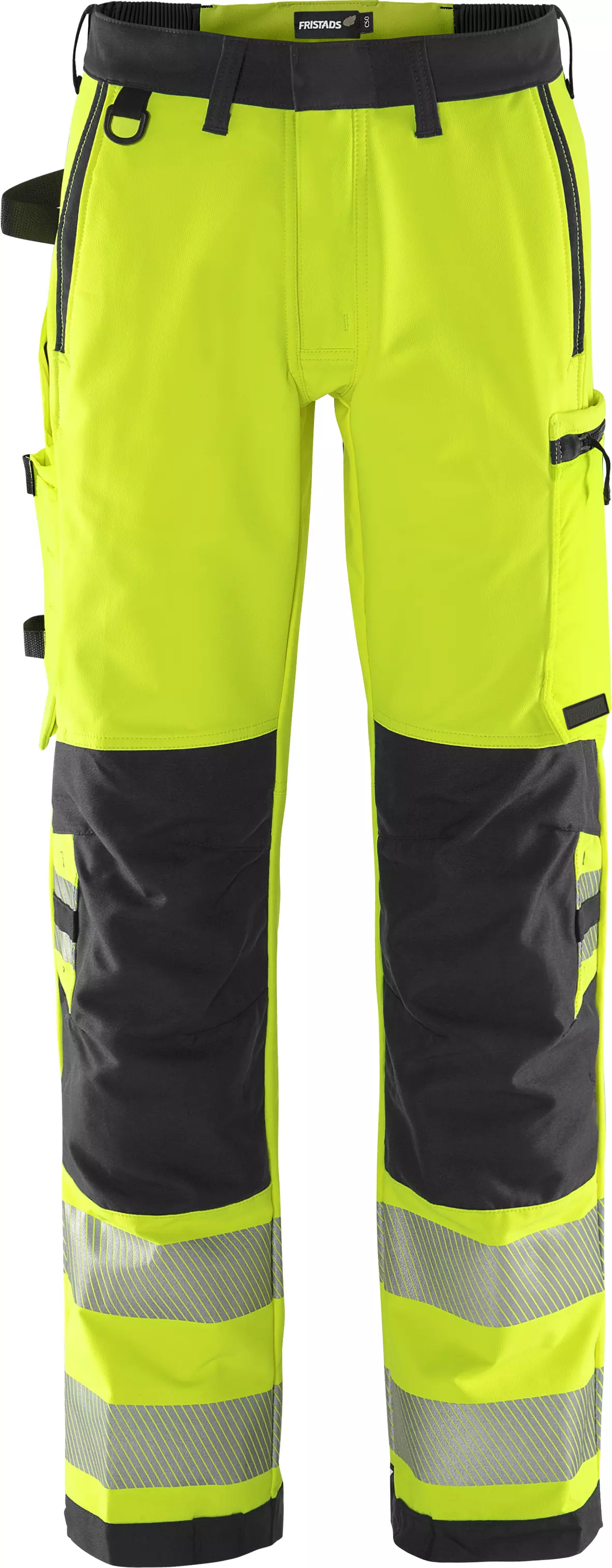 Fristads 134189-196, Green High Visibility Stretch Pants Class 2 2645 GSTP, image 1
