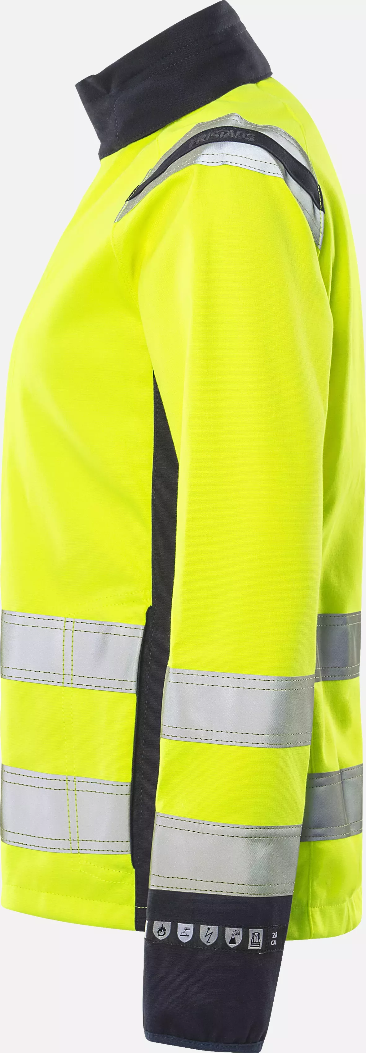 Fristads 130238-171, Flamestat High Vis Women's Softshell Jacket Class 3 4076 FSS, image 3