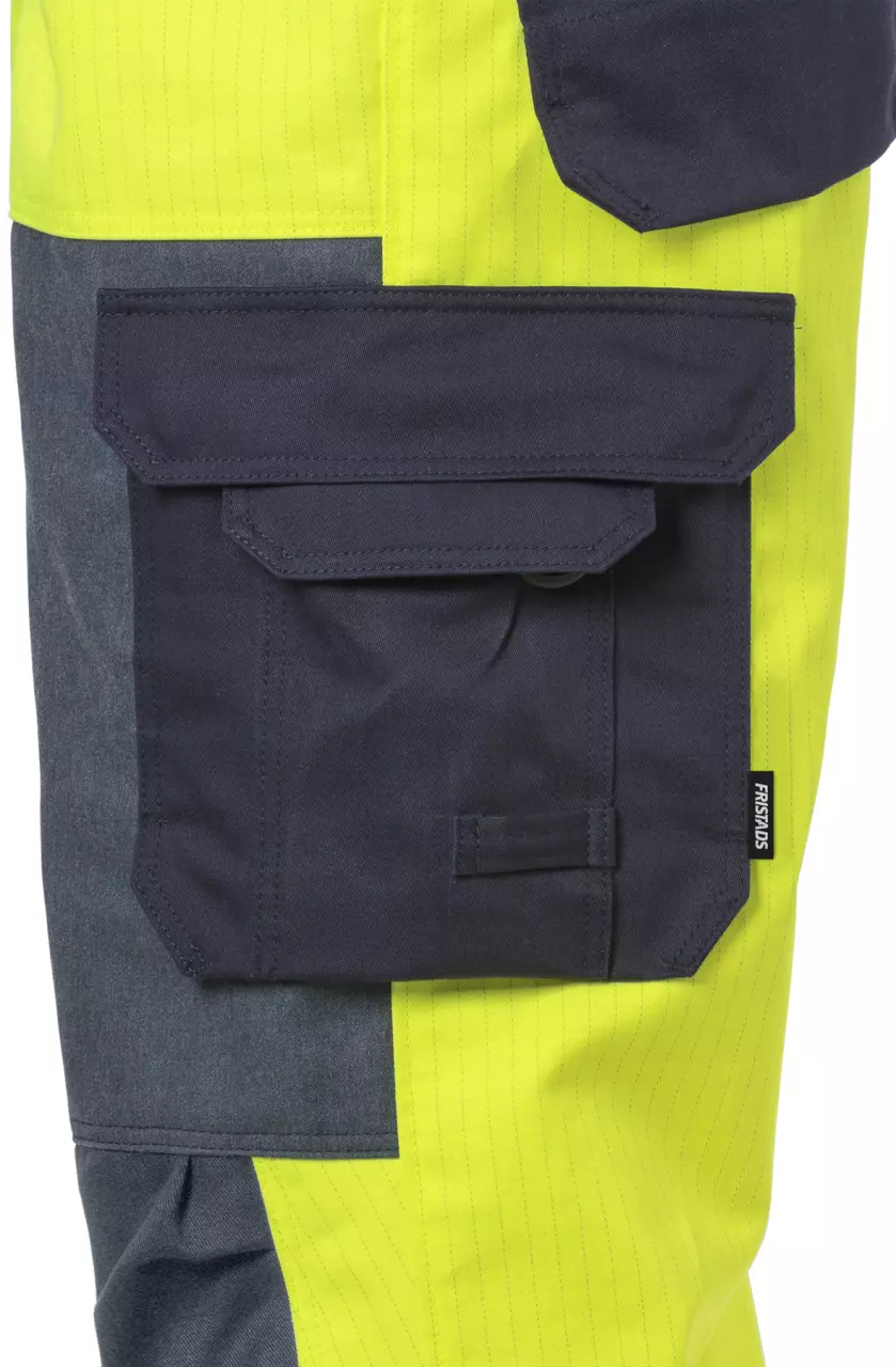 Fristads 125943-171, Flame High Vis Bib and Brace Class 2 1585 FLAM, image 4, gallery thumbnail