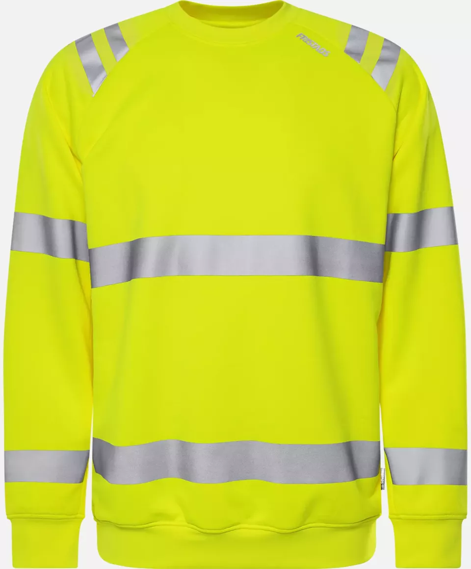 Fristads 301023-130, High Vis Sweatshirt Class 3 7862 GPSW, image 1, gallery thumbnail