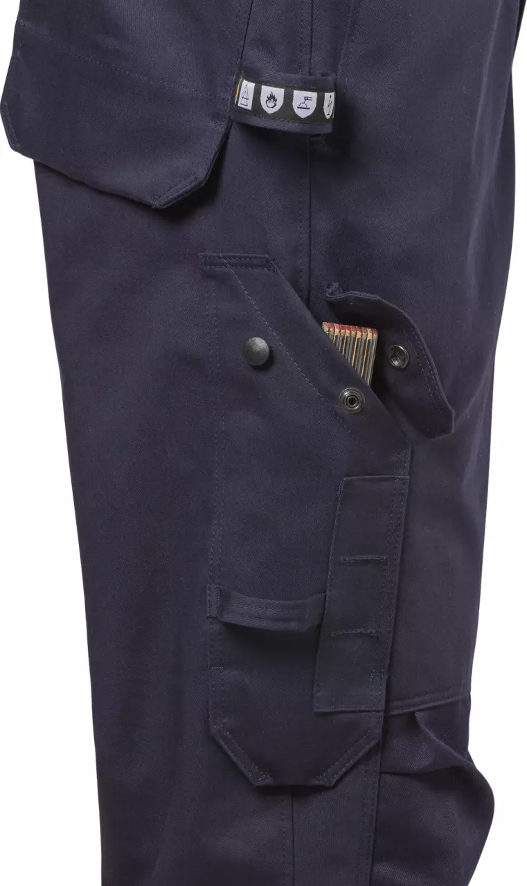 Fristads 125949-171, Flame High Vis Overall Klasse 3 8084 FLAM, image 3, gallery thumbnail