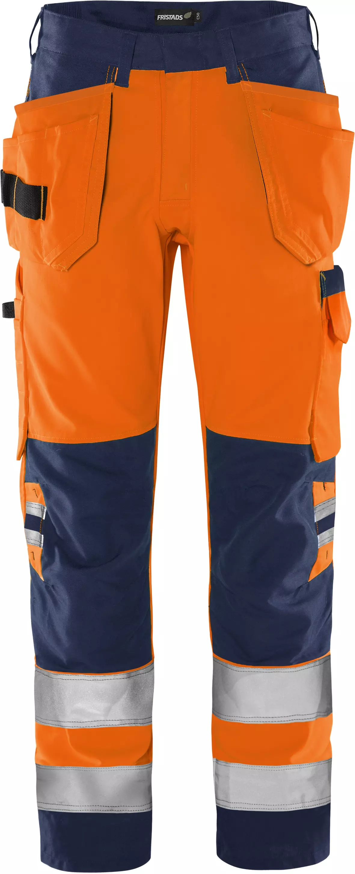 Fristads 131981-271, Green High Vis Craftsman Trousers Class 2 2641 GPLU, image 1