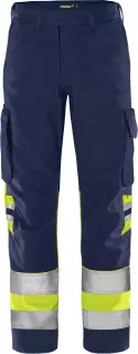 Fristads 134271-171, Green High Vis Trousers Class 1 2668 GPLU