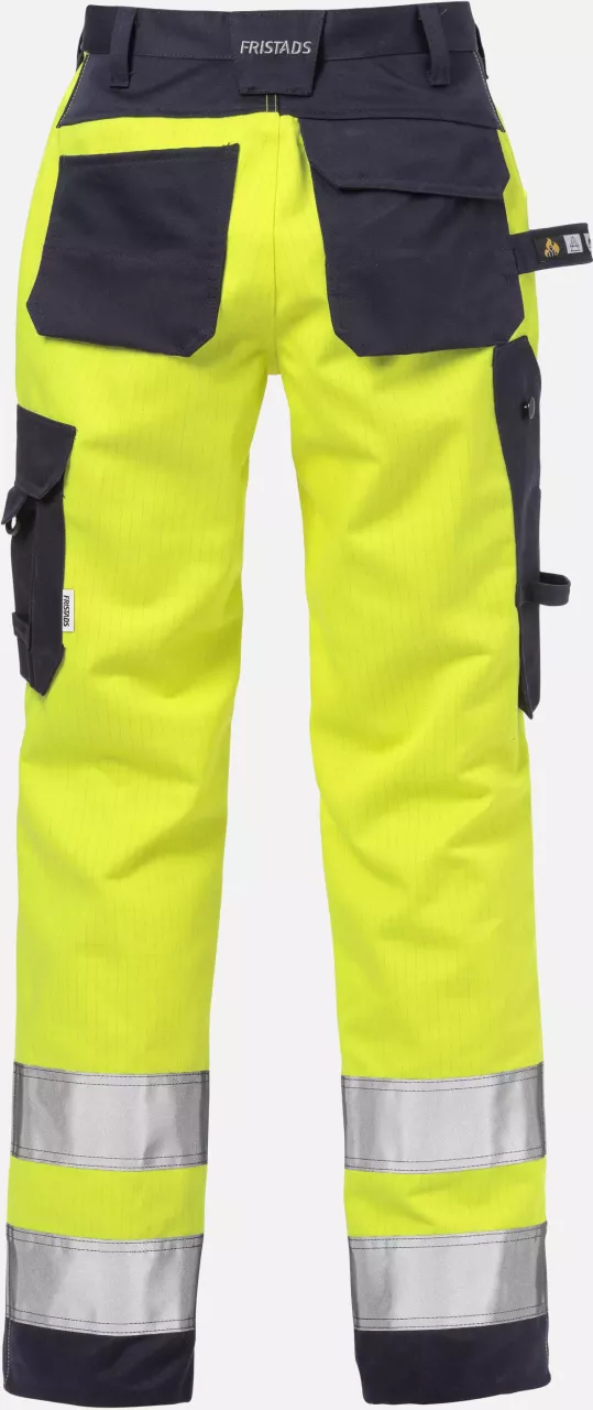Fristads 125950-171, Flame High Vis Handwerkerhosen Damen Klasse 2 2589 FLAM, image 2, gallery thumbnail
