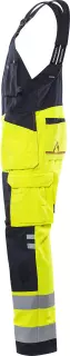 Fristads 109419-171, Flamestat High Vis Bib Overall Class 2 1075 ATHS, image 3, gallery thumbnail