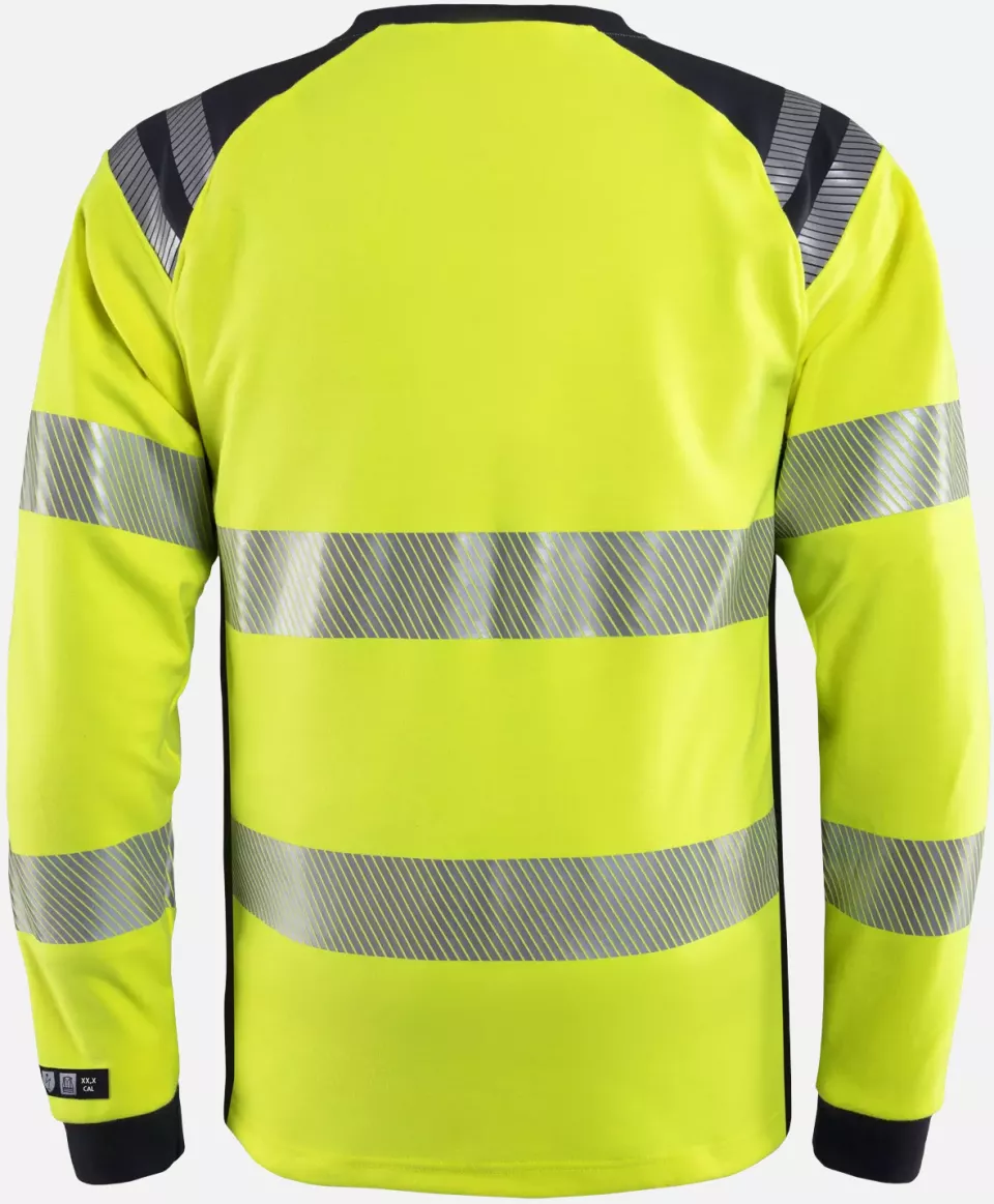 Fristads 131147-171, Flamestat High Vis Long Sleeve T-Shirt Class 3 7359 TFL, image 2, gallery thumbnail