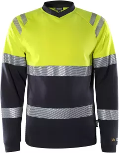 Fristads 133268-171, Flamestat High Vis Langarm-T-Shirt Klasse 1 7107 TFL