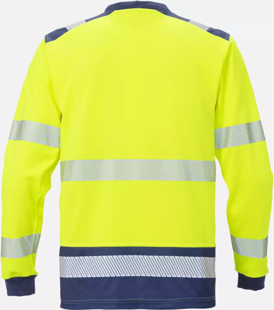 Fristads 114100-171, High Vis T-Shirt Langarm Klasse 3 7724 THV, image 2, gallery thumbnail