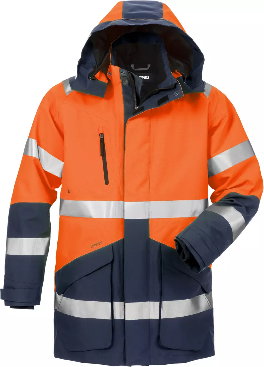 Fristads 120988-271, High Vis GORE-TEX 3-in-1 Winterparka Klasse3 4989 GXB