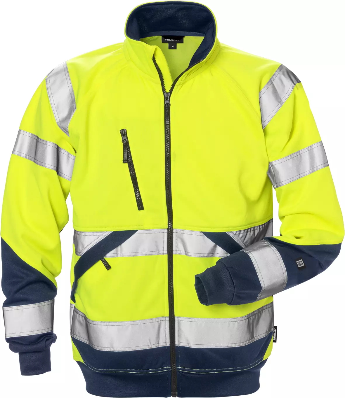 Fristads 126534-171, High Vis Sweat Jacket Class 3 7426 SHV, image 1
