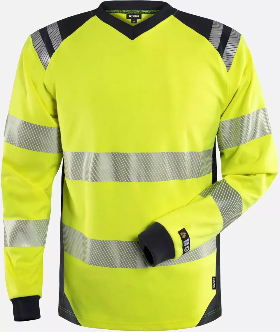 Fristads 131147-171, Flamestat High Vis Long Sleeve T-Shirt Class 3 7359 TFL, image 1, gallery thumbnail
