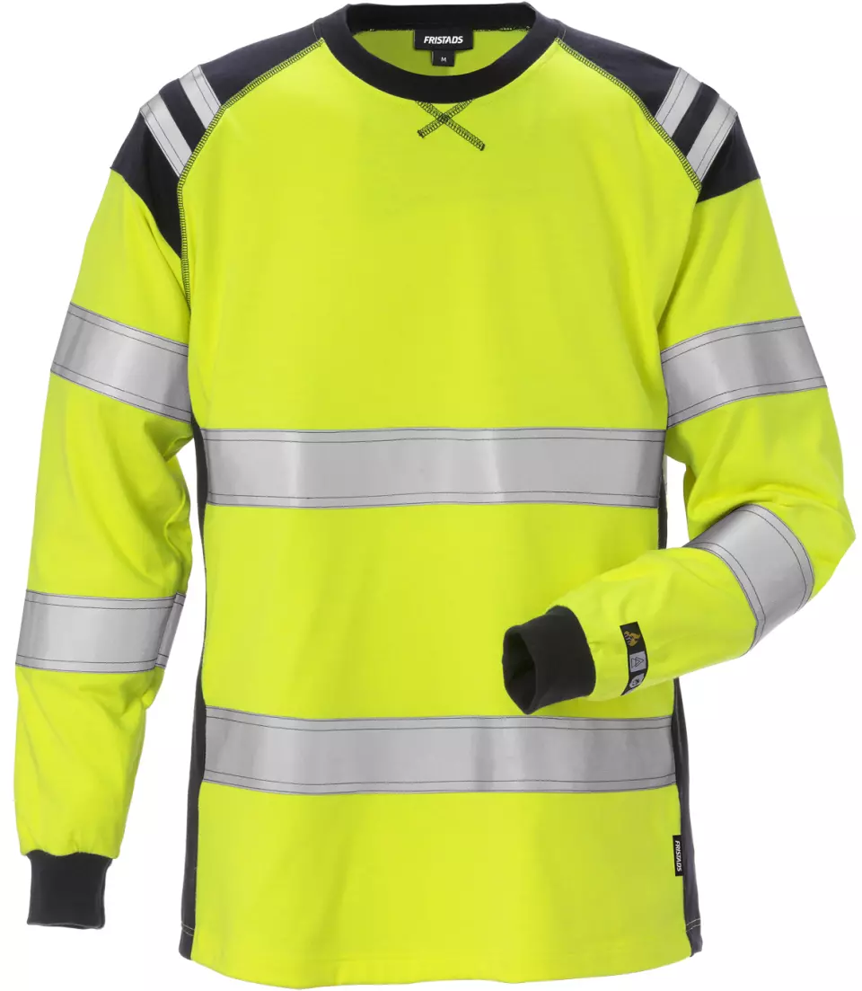 Fristads 129522-171, Flamestat High Vis T-Shirt, Langarm, Damen Klasse 3 7097 TFLH