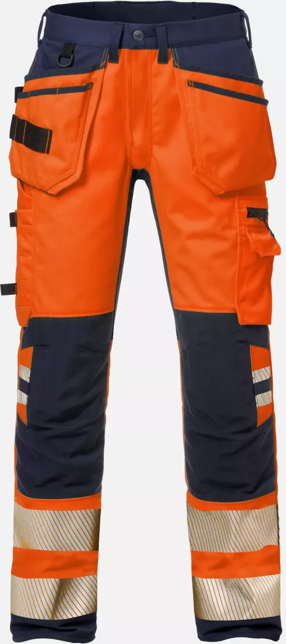 Fristads 127734-271, High Vis Craftsman Stretch Trousers Class 2 2707 PLU, image 1, gallery thumbnail