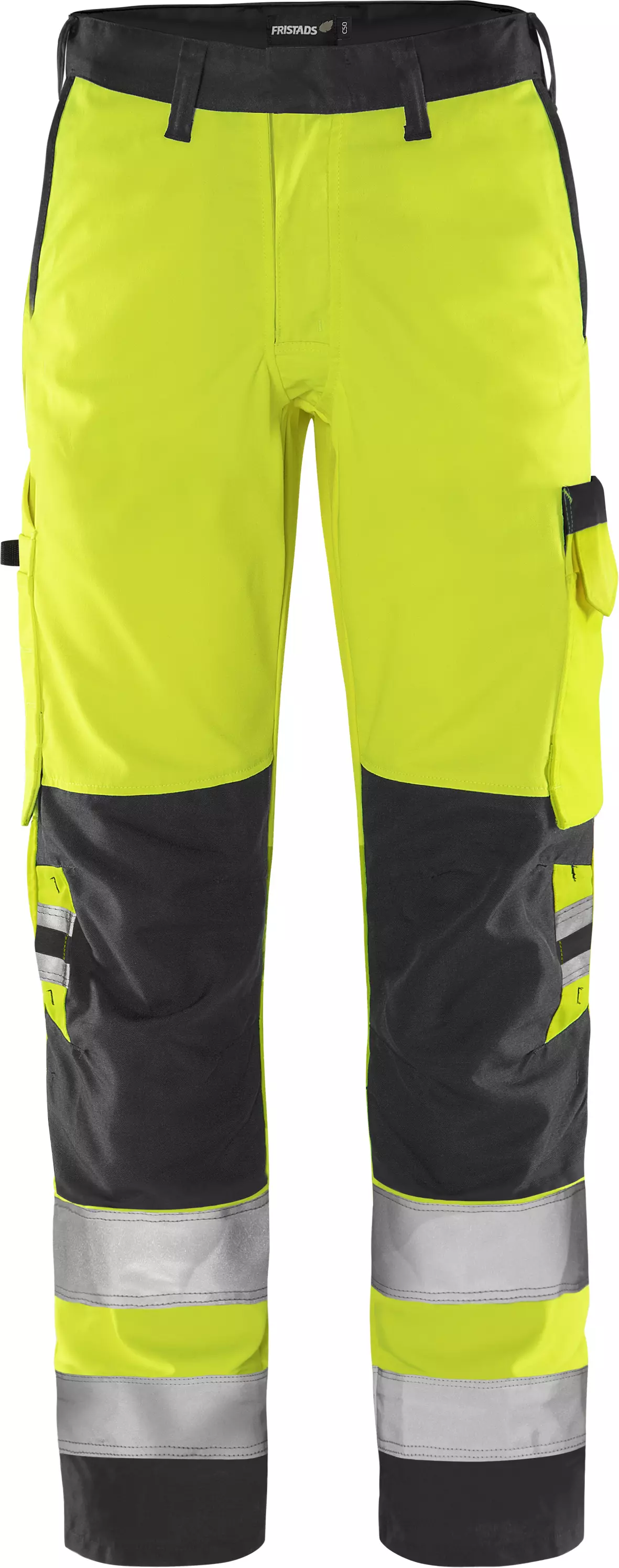 Fristads 131982-196, Green High Vis Trousers Class 2 2651 GPLU, image 1