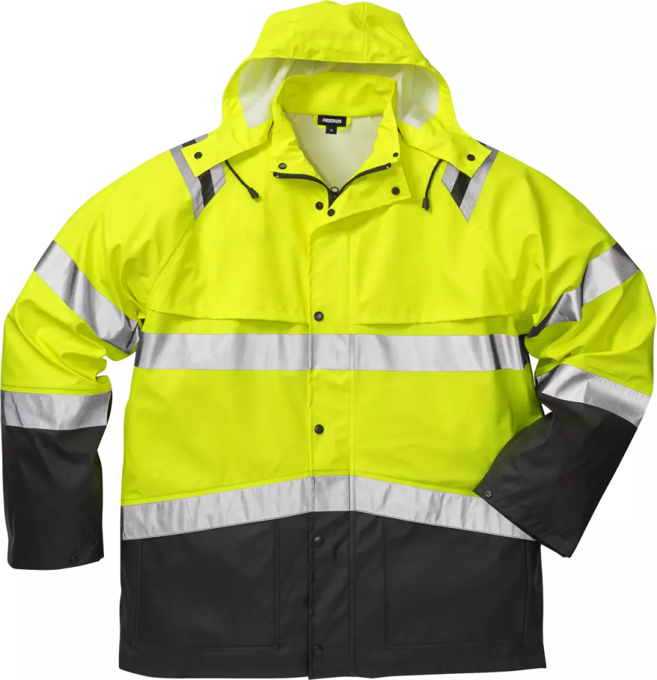 Fristads 114041-196, High Vis Rain Jacket Class 3 4624 RS