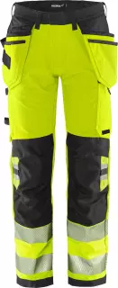 Fristads 134188-196, Green High Vis Handwerker Stretchhose Klasse 2 2644 GSTP