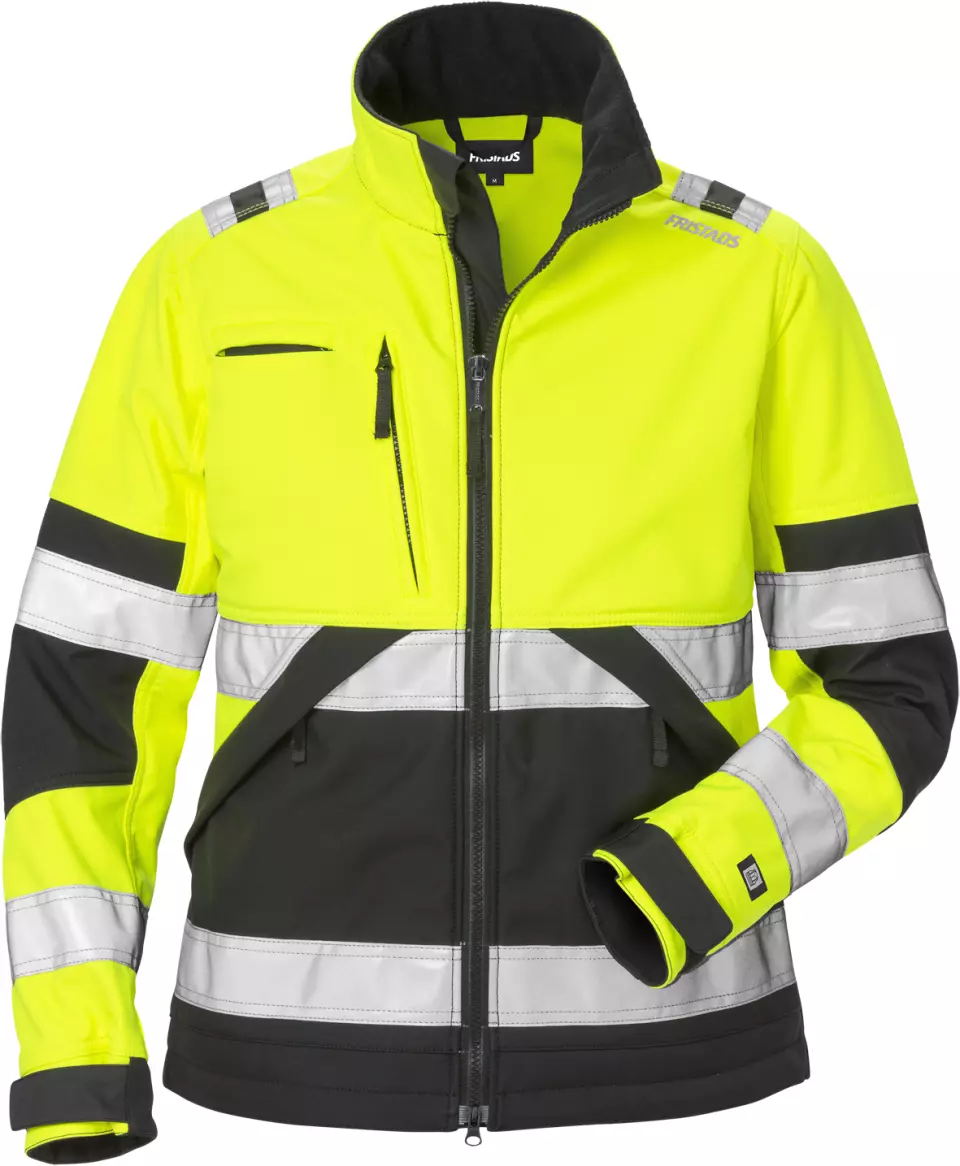 Fristads 125023-196, Ladies' High Vis Softshell Jacket Class 2 4183 WYH