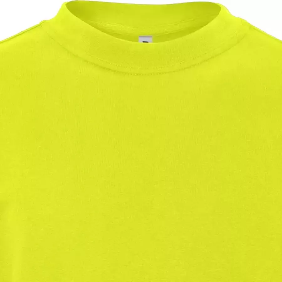 Der **Rundhalsausschnitt** sorgt für einen schlichten, klassischen Look mit angenehmem Tragekomfort für den Alltag.