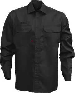 Fristads 100732-940, Long Sleeve Cotton Shirt 7386 BKS