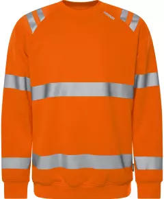 Fristads 301023-230, High Vis Sweatshirt Class 3 7862 GPSW
