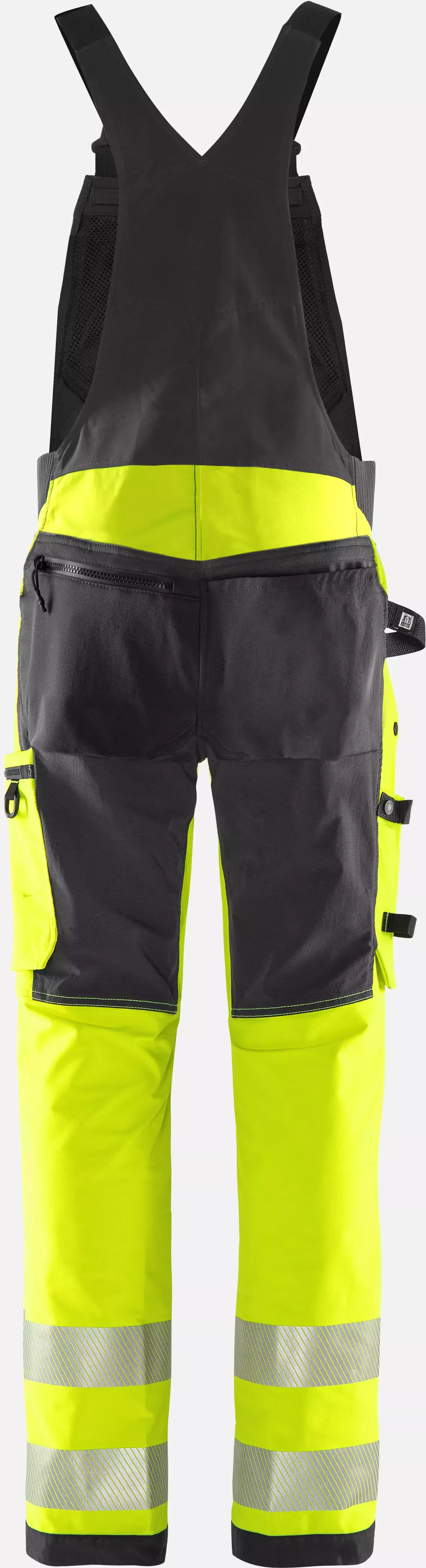 Fristads 134190-196, Green High Vis Stretch Bib and Brace Class 2 1031 GSTP, image 2