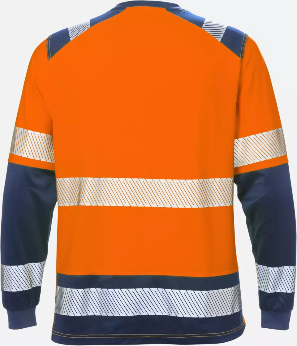 Fristads 129514-271, High Vis Long Sleeve T-Shirt, Class 2 7457 THV, image 2, gallery thumbnail