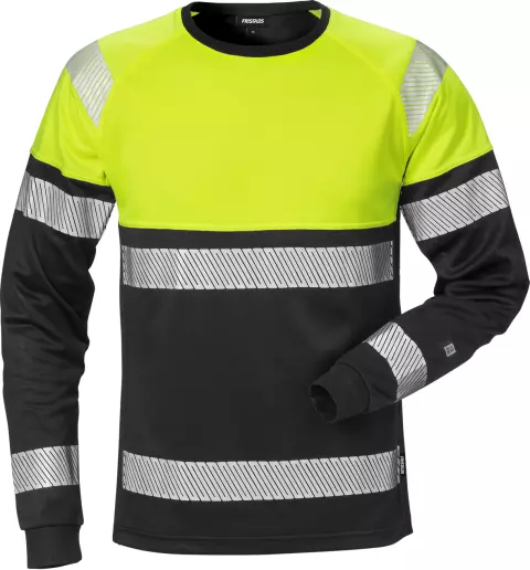 Fristads High Vis Long Sleeve T-Shirt Class 1 7519 THV