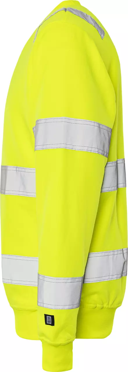 Fristads 110151-130, High Vis Sweatshirt Class 3 7446 SHV, image 3, gallery thumbnail