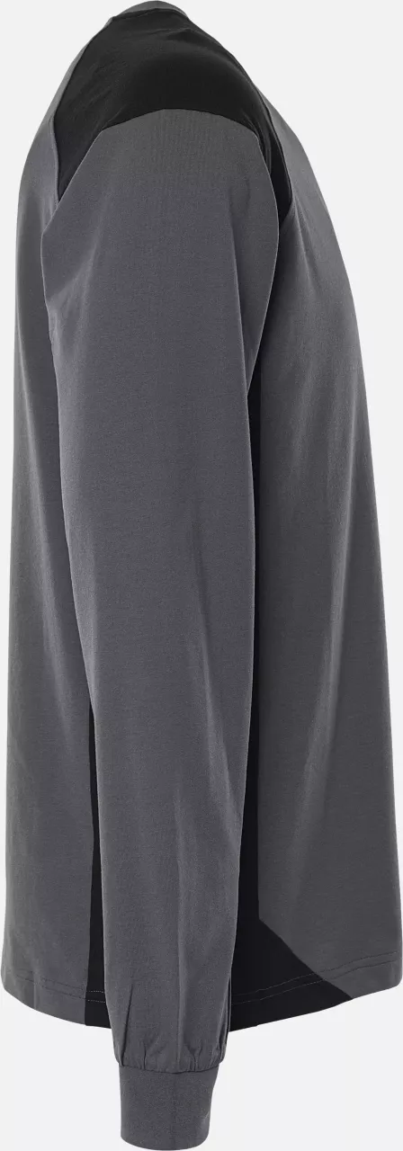 Fristads 301171-896, Heavy Long Sleeve T-Shirt 7071 GTM, image 4, gallery thumbnail