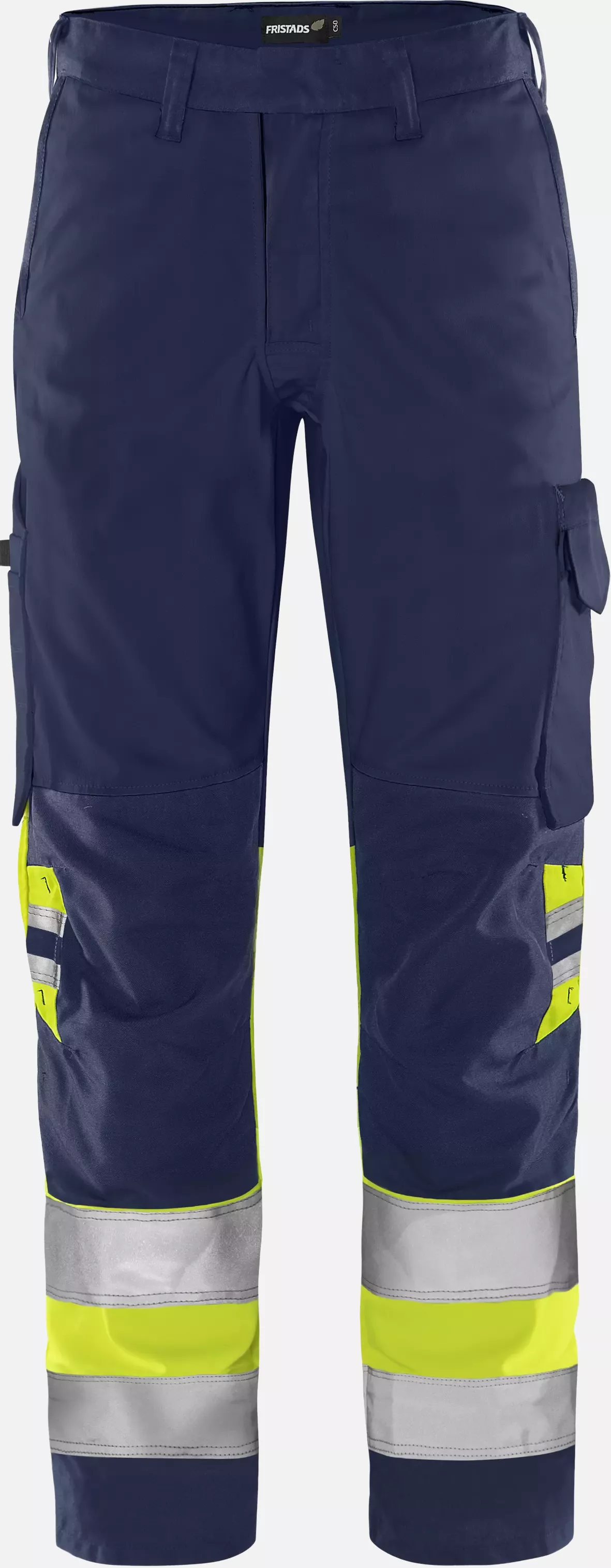 Fristads 134238-171, Green High Vis Trousers Class 1 2649 GPLU, image 1