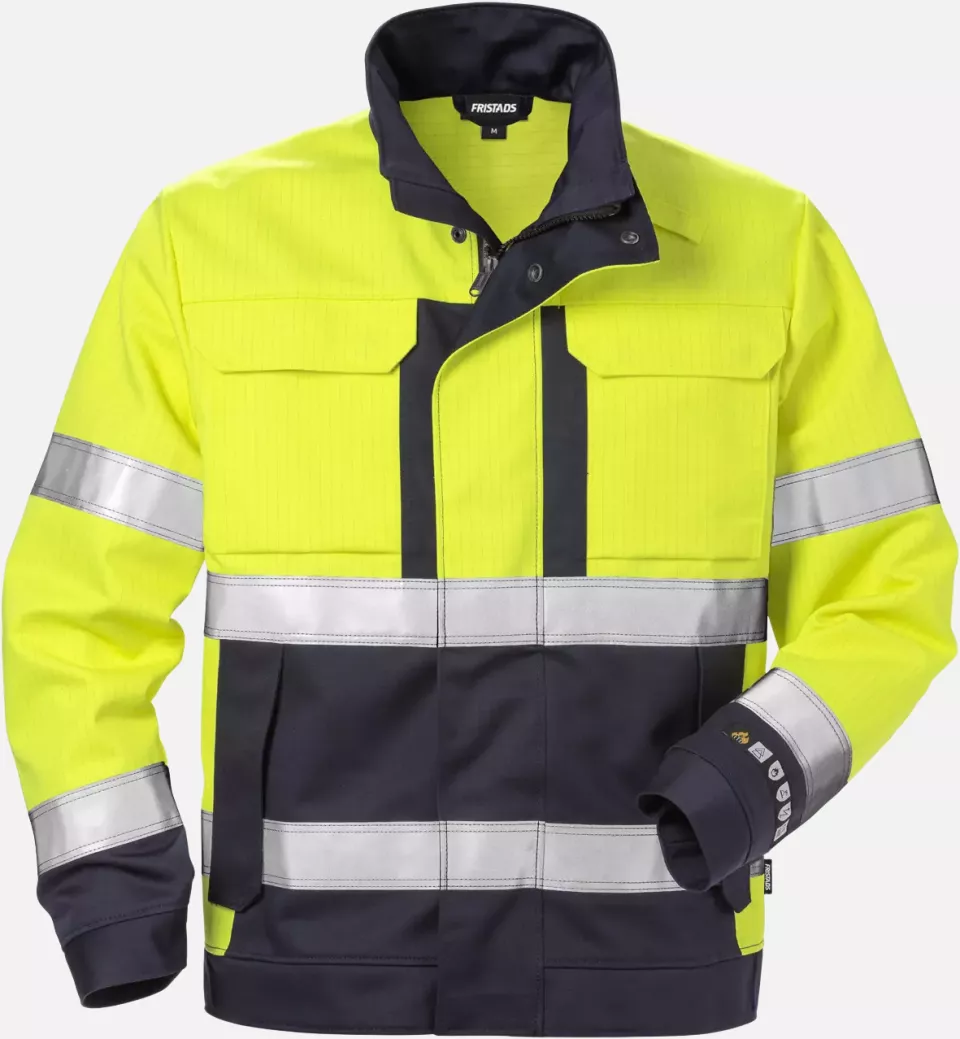 Fristads 125938-171, Flame High Vis Jacket Class 3 4584 FLAM, image 1, gallery thumbnail
