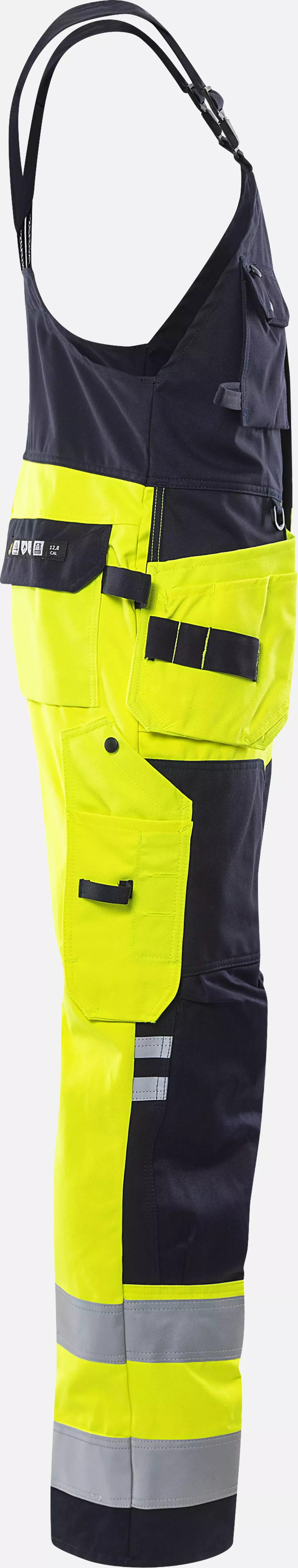 Fristads 109419-171, Flamestat High Vis Bib and Brace Class 2 1075 ATHS, image 4